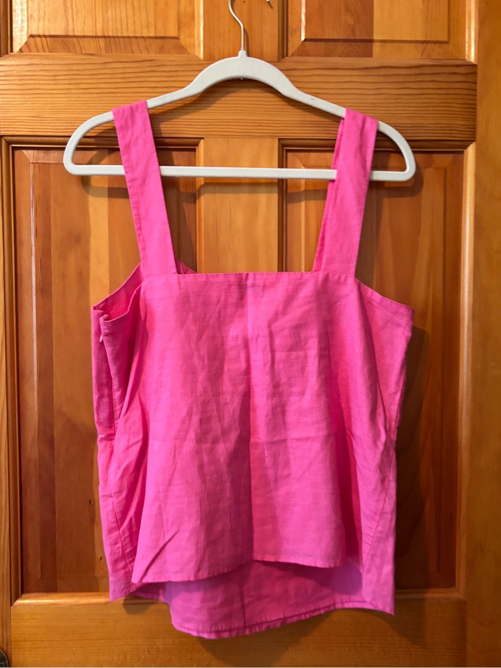 NWT J Crew Factory Linen Blend Square Neck Tank Top - Picture 6 of 7